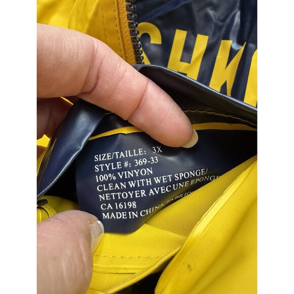 Vintage Oshkosh B'Gosh Raincoat REVERSIBLE Kids 3X Toddler Boys Girls Rain Coat - Picture 6 of 12